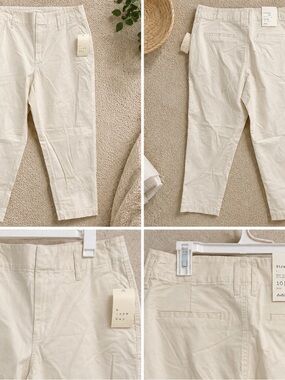 a new day Women's Cream Straight Leg Chinos